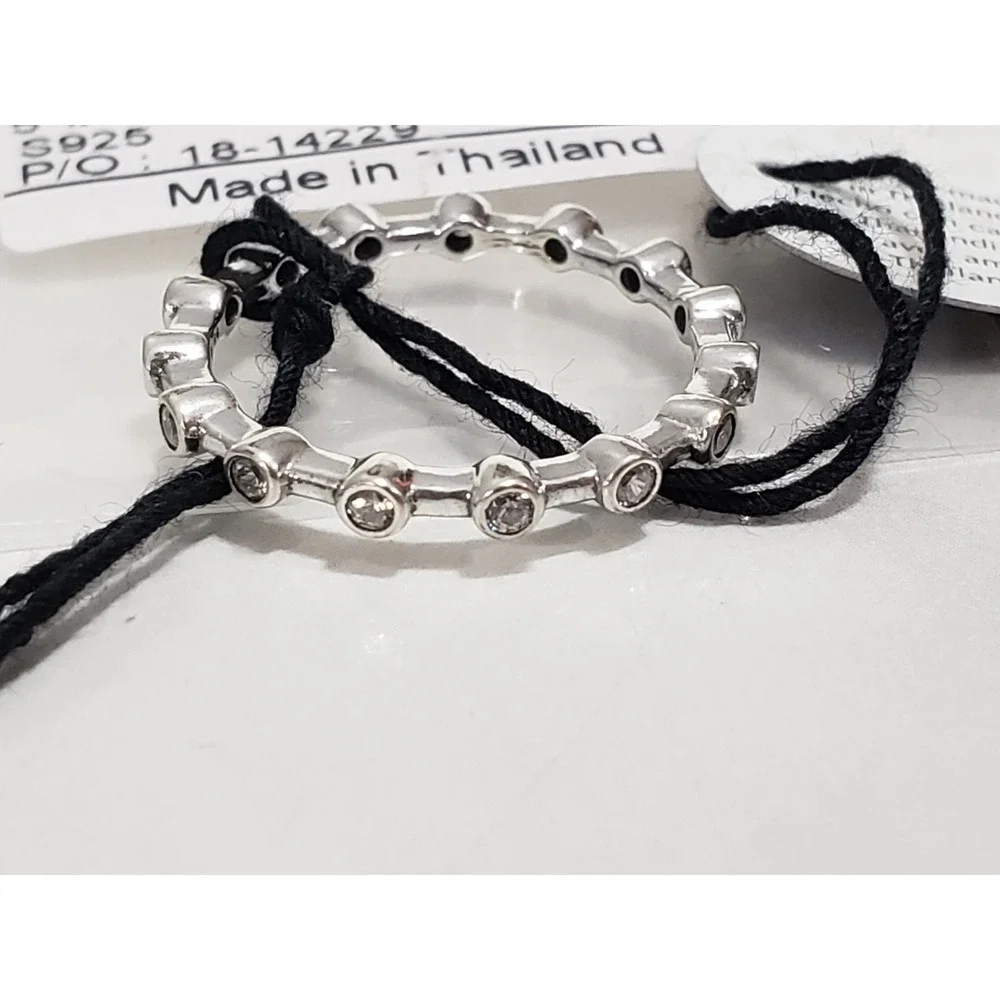 NEW Pandora Dazzling Dots‎ Ring 197718CZ SIZE 54 / 7 Dainty